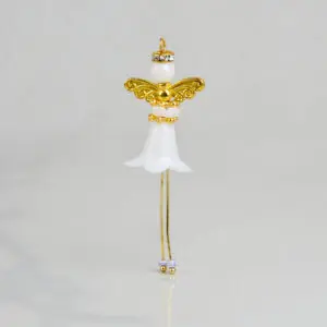 Pearl Princess Beaded Charm