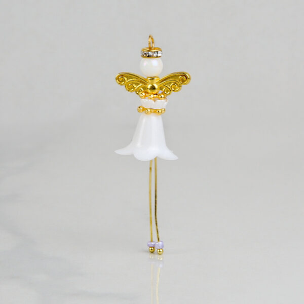 Pearl Princess Beaded Charm