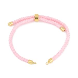 Pink Slider Cord Bracelet