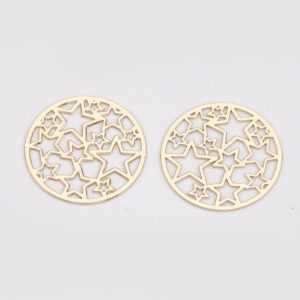 Star Link Connector Charms - Riverside Beads