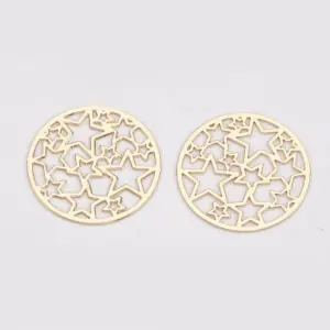 Star Link Connector Charms - Riverside Beads