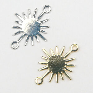 Starburst Link Connector Charm - Small - Riverside Beads
