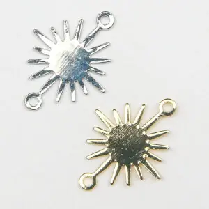 Starburst Link Connector Charm - Small - Riverside Beads