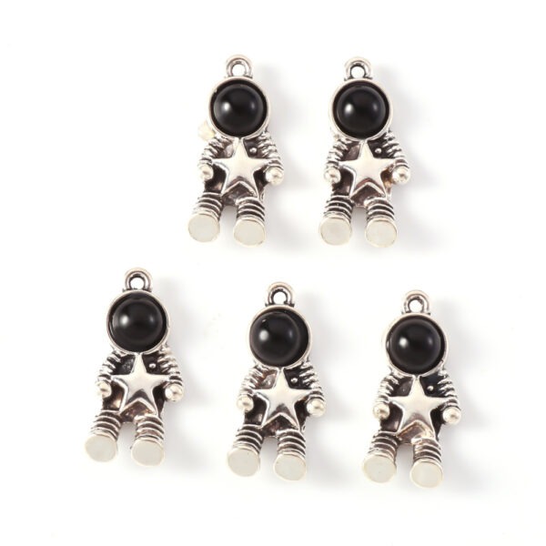 Astronaut Charms - Silver - Riverside Beads