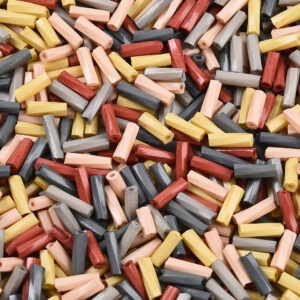 Autumn Glass Twisted Bugle Beads