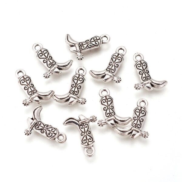Cowboy Boot Charms -Riverside Beads