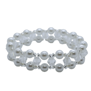 Pearl Crystal Weave Bracelet Kit