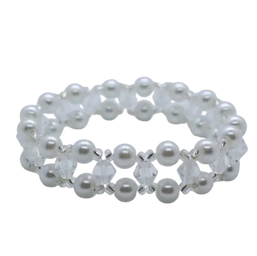 Pearl Crystal Weave Bracelet Kit