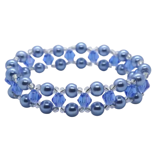 Pearl Crystal Weave Bracelet Kit