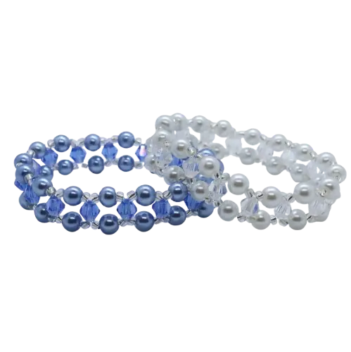 Pearl Crystal Weave Bracelet Kit