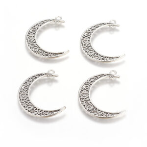 Decorative Moon Charms - Riverside Beads