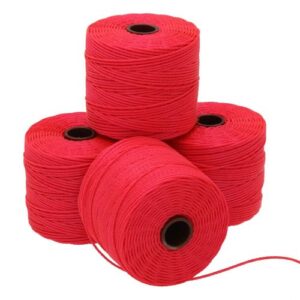 S-Lon Cord (T-210) - Bright Coral - Riverside Beads