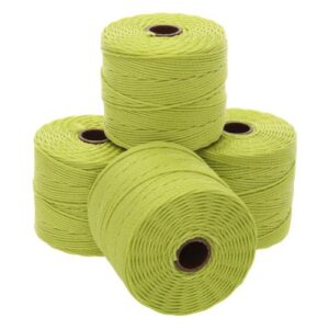 S-Lon Cord (T-210) - Chartreuse - Riverside Beads