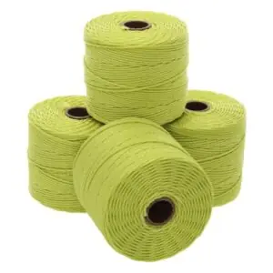 S-Lon Cord (T-210) - Chartreuse - Riverside Beads