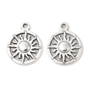 Sun In Frame Charms - Riverside Beads