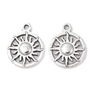 Sun In Frame Charms - Riverside Beads