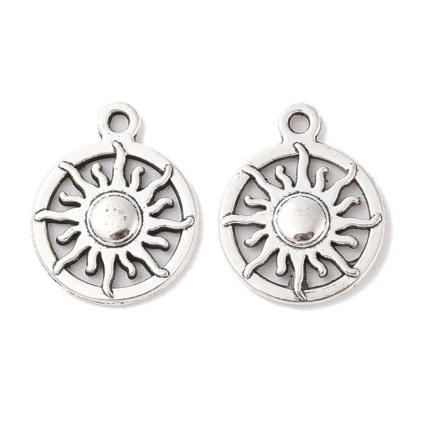 Sun In Frame Charms - Riverside Beads