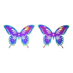 Butterfly Filigree Connector Charm is a multicoloured metallic charm to be used in many different projects.
