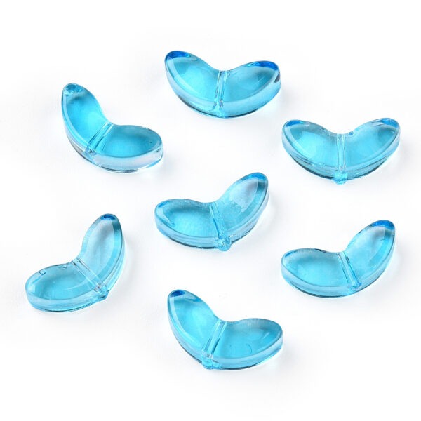 Glass Double Leaf Bead - Image 5