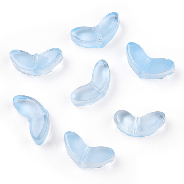Glass Double Leaf Bead - Image 2