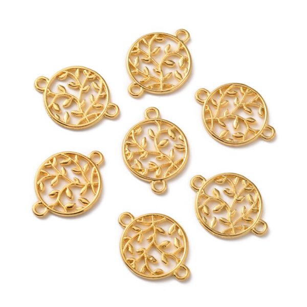 Leaf Link Connector Charms - Image 4