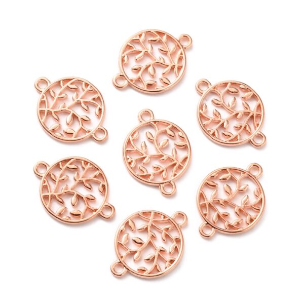 Leaf Link Connector Charms - Image 3