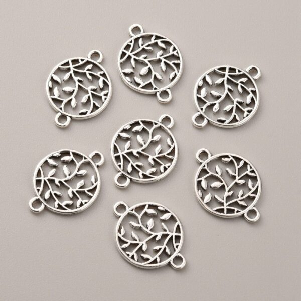 Leaf Link Connector Charms - Image 2