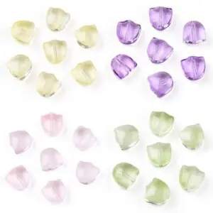 Glass Tulip Flower Bead
