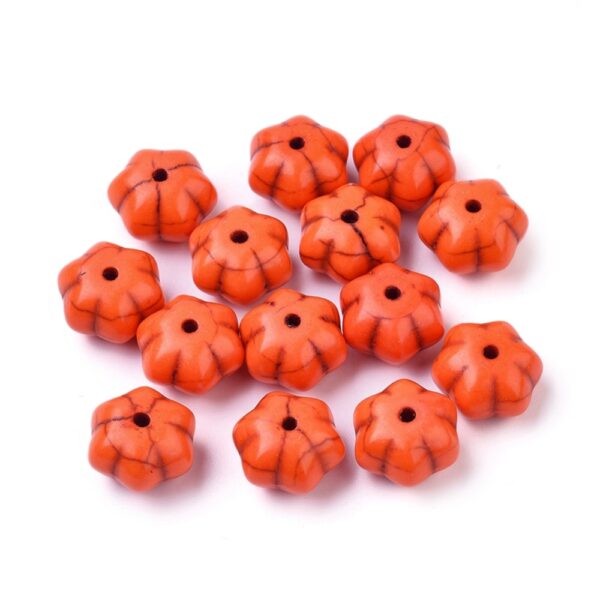 Imitation Turquoise Pumpkin Bead - Image 3