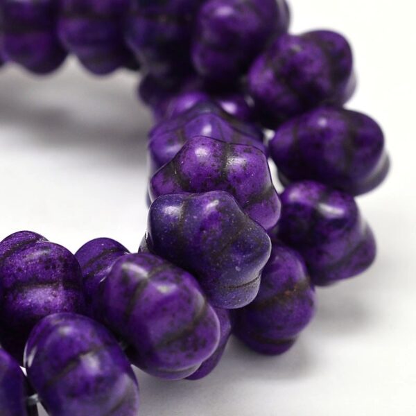 Imitation Turquoise Pumpkin Bead - Image 2