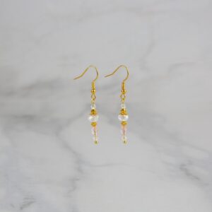 Sparkle Pendant & Earring Pink