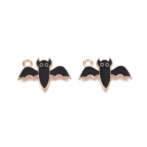 Enamel Bat Charms - Riverside Beads