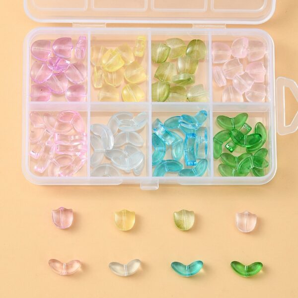 Glass Tulip and Leaf Bead Collection - Image 2