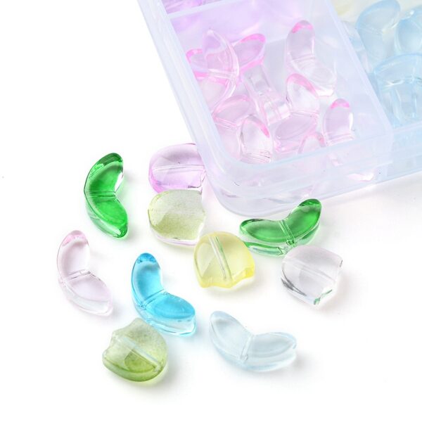 Glass Tulip and Leaf Bead Collection - Riverside Beads