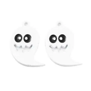 Large Enamel Ghost Charm - Riverside Beads