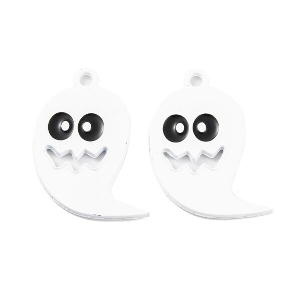 Large Enamel Ghost Charm - Riverside Beads
