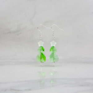 Heart Christmas Tree Earrings