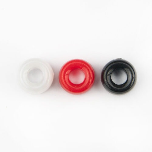 Acrylic Large Holed Pony Beads