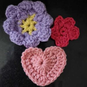 Crochet Hearts & Flowers
