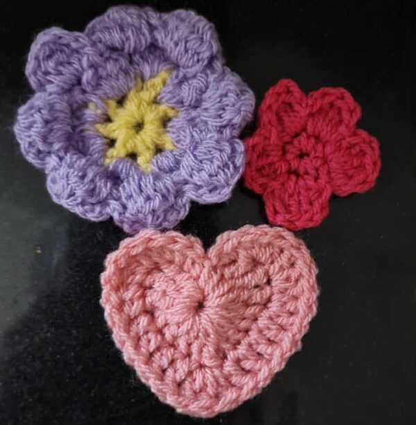 Crochet Hearts & Flowers