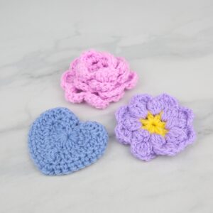 Crochet Hearts & Flowers