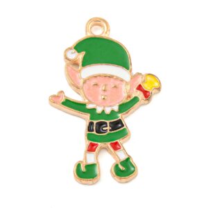 Enamel Elf Charms - Riverside Beads