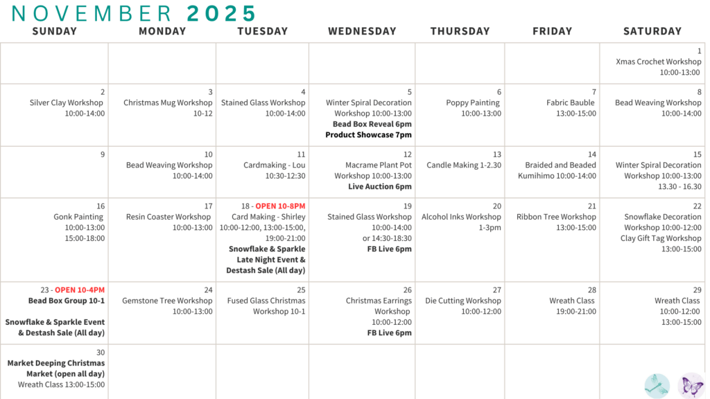 November Calendar