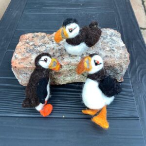 Needle Felted Puffin Workshop