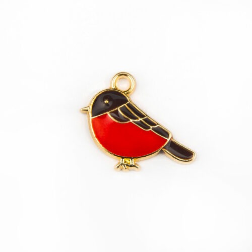 Enamel Robin Charms