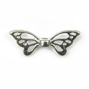 Silver Filigree Butterfly Wing