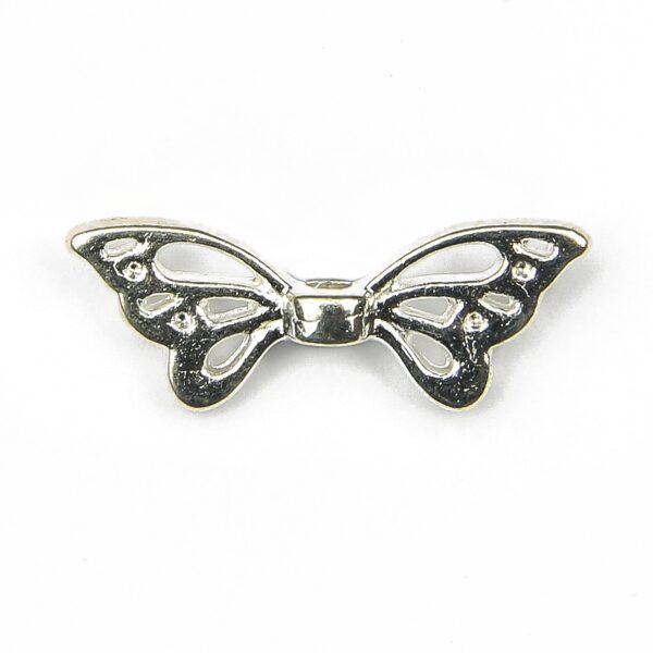 Silver Filigree Butterfly Wing