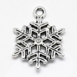 Snowflake Charms - Silver