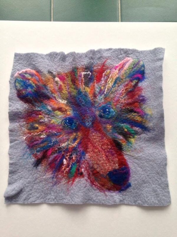 Animal Portrait Picture Felting Workshop