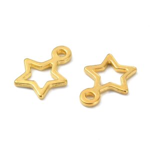 Gold & Silver Star Charm Collection
